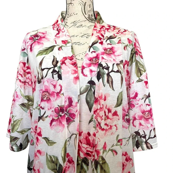 Show Me Your Mumu Brie Floral Robe One Size - Picture 3 of 8